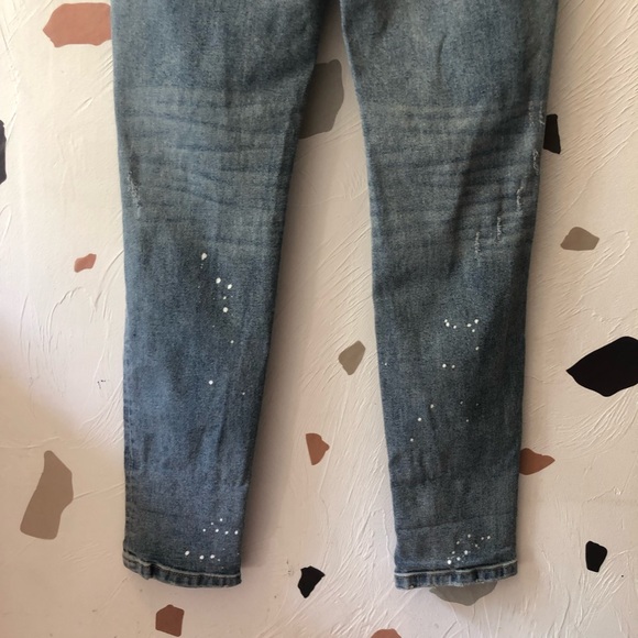 KanCan Distressed Paint Splatter Boyfriend Jeans size 25/3 - Picture 11 of 13